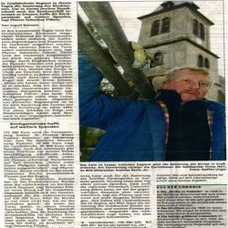 Turmgeruest Großdrebnitz 2003